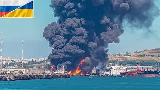 PUTIN IN RAGE! Ukrainian F-16s SINK Russia's Only Aircraft Carrier with 25 Next-Gen Su-57s Onboard