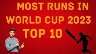 Most runs in world cup 2023 | World Cup 2023 most Ran
