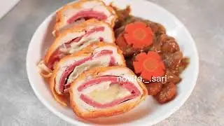 Chicken Cordon Bleu (Resep di Deskripsi)