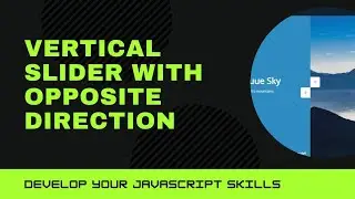 vertical slider with opposite direction | Must Watch | Step by Step code