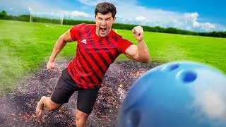 Playing Bowling Ball Soccer On The Worlds Hottest Coals!