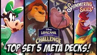SET 5 META DECKS FROM DLC TORONTO SIDE EVENTS - 150+ PLAYERS - Disney Lorcana Meta Review & Report