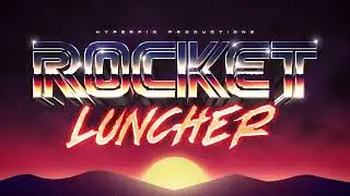 80s / Synthwave Style on Your Text or Logo With One Click   - Photoshop Text Effect