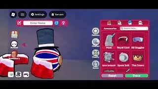 Locations for the crown and royal cape in Countryball world