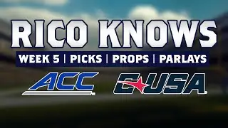 RicoKnows ACC & Conference USA - Week 5