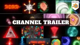 Channel Trailer | Blender Animation | Blender Tutorial | Motion Graphics | Blender Timelapse