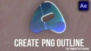 After Effects Animated Outlined PNG Tutorial in Tamil