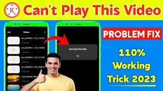 Kinemaster Can't Play This Video Problem 100% Fix ✅ || Kinemaster Video Can't Play This Problem