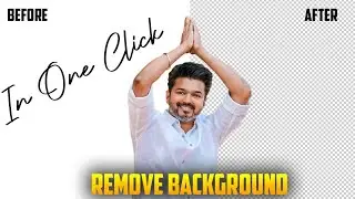 🚀 Remove Any Background in Seconds | Photoshop One Click Magic ✨ | Tamil  | Editor #photoshop 