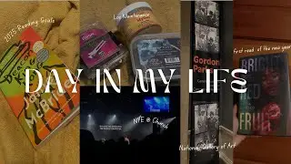 Slice of life 📚 2025 reading goals, loc maintenance, national gallery of art