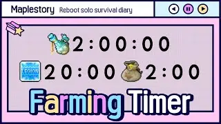 [Maplestory] Meso Farming Timer / 20-min EXP Coupon