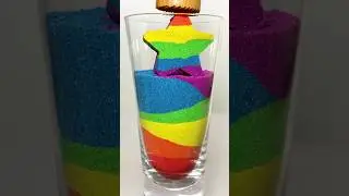 Very Satisfying and Relaxing, Kinetic Sand ASMR, Drop and squish