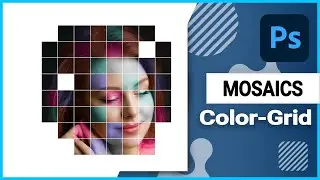 How to Create Color-Grid, Mosaics - Photoshop tutorials