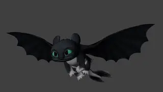 Ruffrunner Nightlight Animations (HTTYD) - Blender Animation