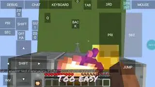 Doing some normal cluths in Minecraft
