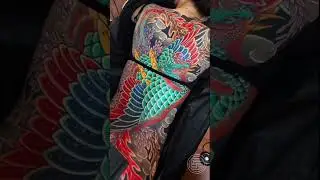 best back phoenix tattoo for G by @xiaodan9702