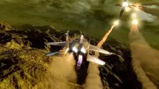 After Burner CLIMAX (2010) STRIKE EAGLE Playthrough RIGHT ROUTE (60 FPS) XBOX 360 / iPlaySEGA