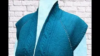 КАРДИГАН СО СТОЙКИМ ВОРОТНИКОМ МК / CARDIGAN WITH COLLAR / YAKALI HIRKA / CÁRDIGAN CON CUELLO