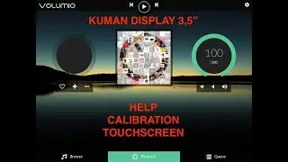 VOLUMIO 2 - Calibration TouchScreen KUMAN 3,5