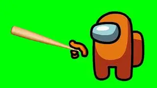 Among Us Bonk Green Screen || 4K/Ultra Hd