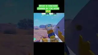 WHAT A CHICKEN DINNER BY T2k 🫡 #shorts #cr7horaa  #pubgmobile #aayush #alizehjamali #4kgaming
