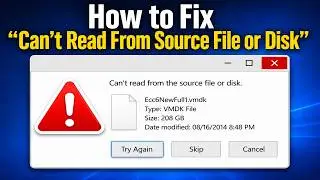 How To Fix “Can’t Read From Source File Or Disk” Error [2022] windows 10 or 11