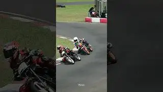 Sengit... Ninja vs rx king di balap roadrace sentul karting #shorts