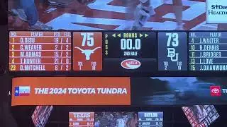 Texas 75 Baylor 73