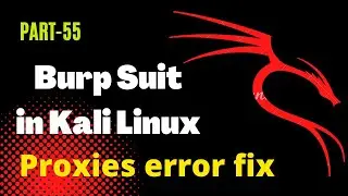 Burp suite setup full course tutorial in kali linux | Burp suit browser error proxy setup