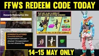 14 MAY FREE FIRE REDEEM CODE | TODAY REDEEM CODE FREE FIRE | FF REDEEM CODE TODAY 14 MAY