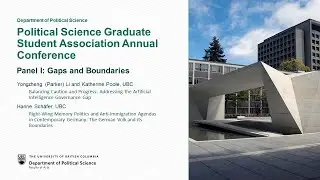 Graduate Student Association Annual Conference Panel I: Gaps and Boundaries