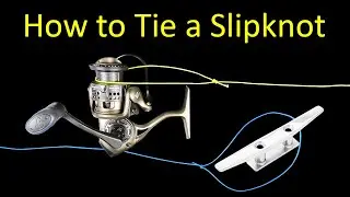 How to Tie a Simple Slipknot for Beginners (fishing reel or pier knot)