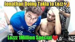 Jonathan Doing Takla to Lozzz🤣। Lozzz Gaming 1 Million Special ❤️। #jonathan #shorts #bgmi #godlike