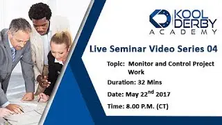 Kool Derby PMP / CAPM Webinar Series 04: How to pass PMP on the first try!