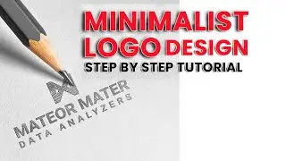 Learn minimal logo design | Minimalist logo design tutorial in adobe illustrator 2023 for Beginners