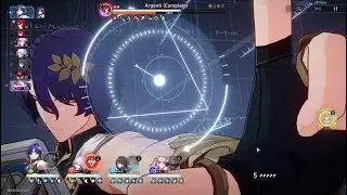 [Honkai: Star Rail] Dr.Ratio and Topaz destroy Argenti in conundrum lv12
