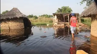 High Tide Flooding in Kerewan Badala URR, The Gambia-Part 1