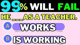 Present Continuous Tense Quiz || English Grammar || Part 1