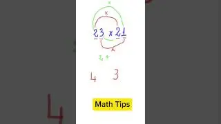 Math tips Multiplies with number end with 1 23 x 21 