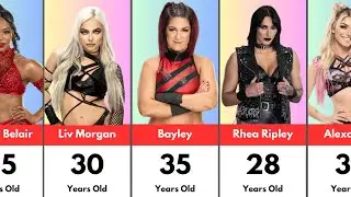 WWE Female Wrestlers age in 2024