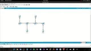 Bus topology using switch in cisco packet tracer