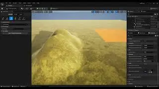 как рисовать текстурами на landscape в Unreal Engine 5