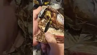 Шок!!! В нутри вяленого окуня селиконовая приманка.....