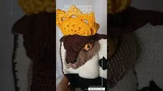 МК Кобра (змея вязаная крючком и спицами) 