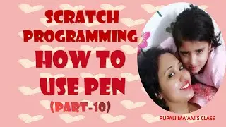 🍎  🎀SCRATCH PROGRAMMING:HOW TO USE PEN(PART-10)🎀  🍎