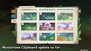 ARANYAKA MYSTERIOUS CLIPBOARD 11 - 15 - GENSHIN IMPACT GUIDES 