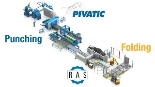 Pivatic-RAS Stanz-Biegelinie bei Megablok | Pivatic-RAS Punching-Bending line at Megablok