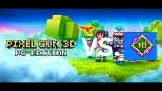10 year player tries PG on PC | Pixel Gun 3D