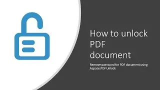 How to remove password from PDF