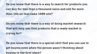Mini importation in Nigeria (How to find lightweight products you can sell for 10X their price)